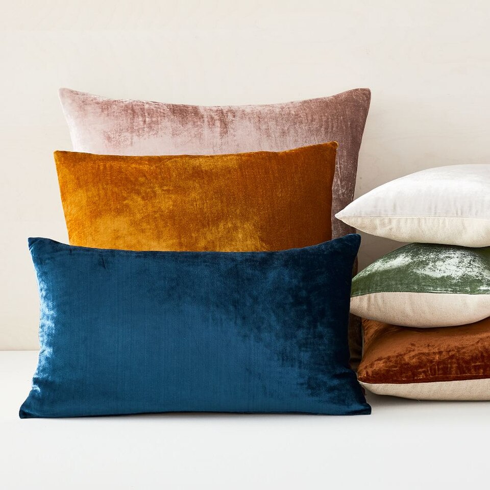 Lush Velvet Cushion Covers West Elm UK